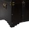 Set of 3" Brown Wood Traditional Trunk, 28", 24", 20"